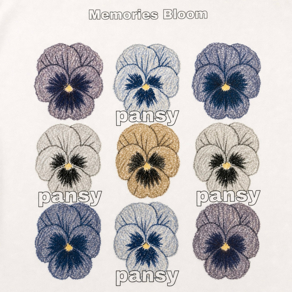 Pansy crayon Tee